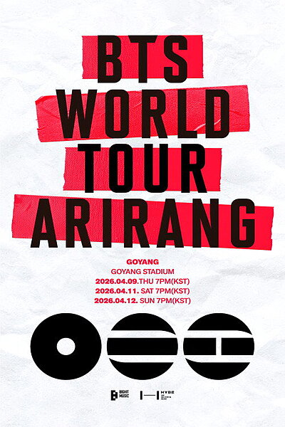 BTS World Tour ‘Arirang’ in Goyang (2026)
